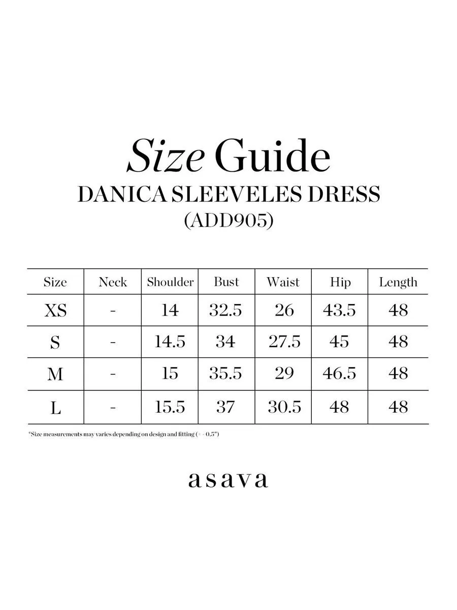 ASAVA (SS24) Danica Women Sleeveless Dress Beige