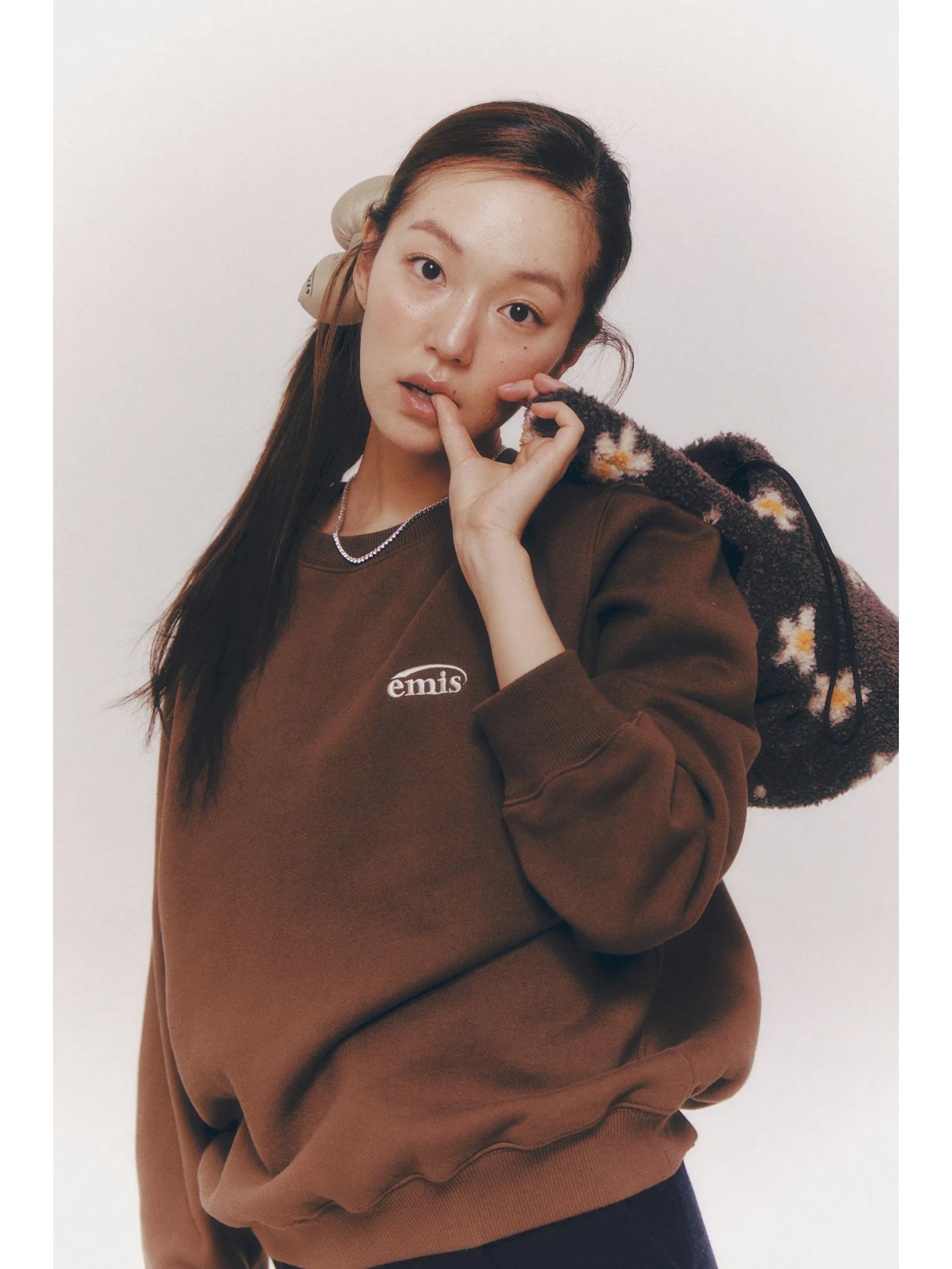 EMIS Unisex Sweat Shirt Ess Heavy Brown