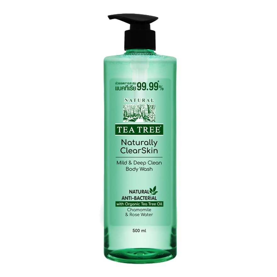 Tea Tree Body Wash Mild  Deep Clean 500 Ml.