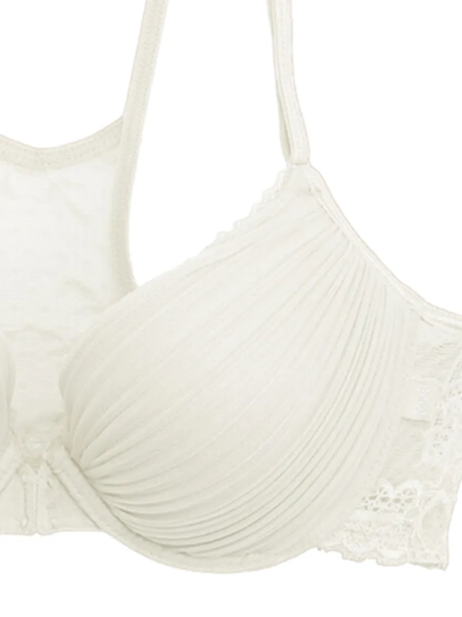 ELLE LINGERIE BRASSIERE FRONT HOOK BRA LB7540IV IVORY