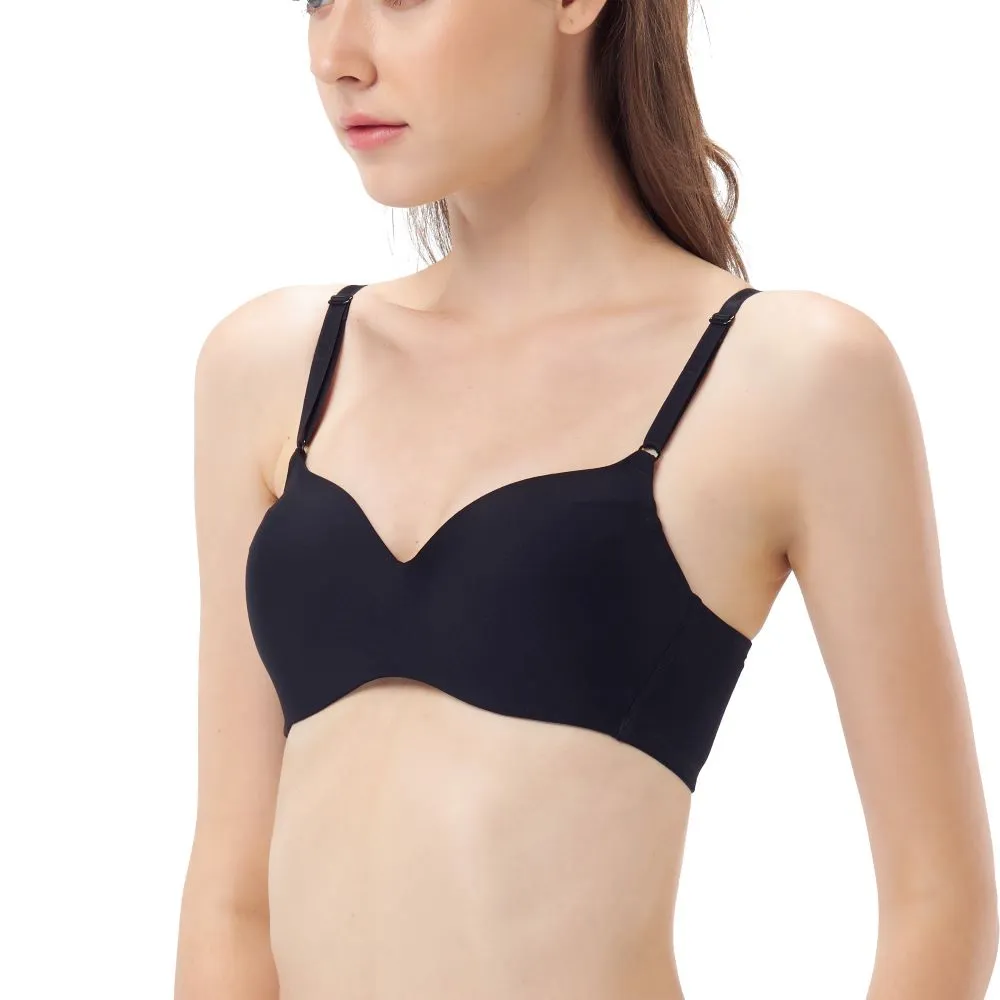 WACOAL Black Wireless Bra Set 3 pcs. WB3X96