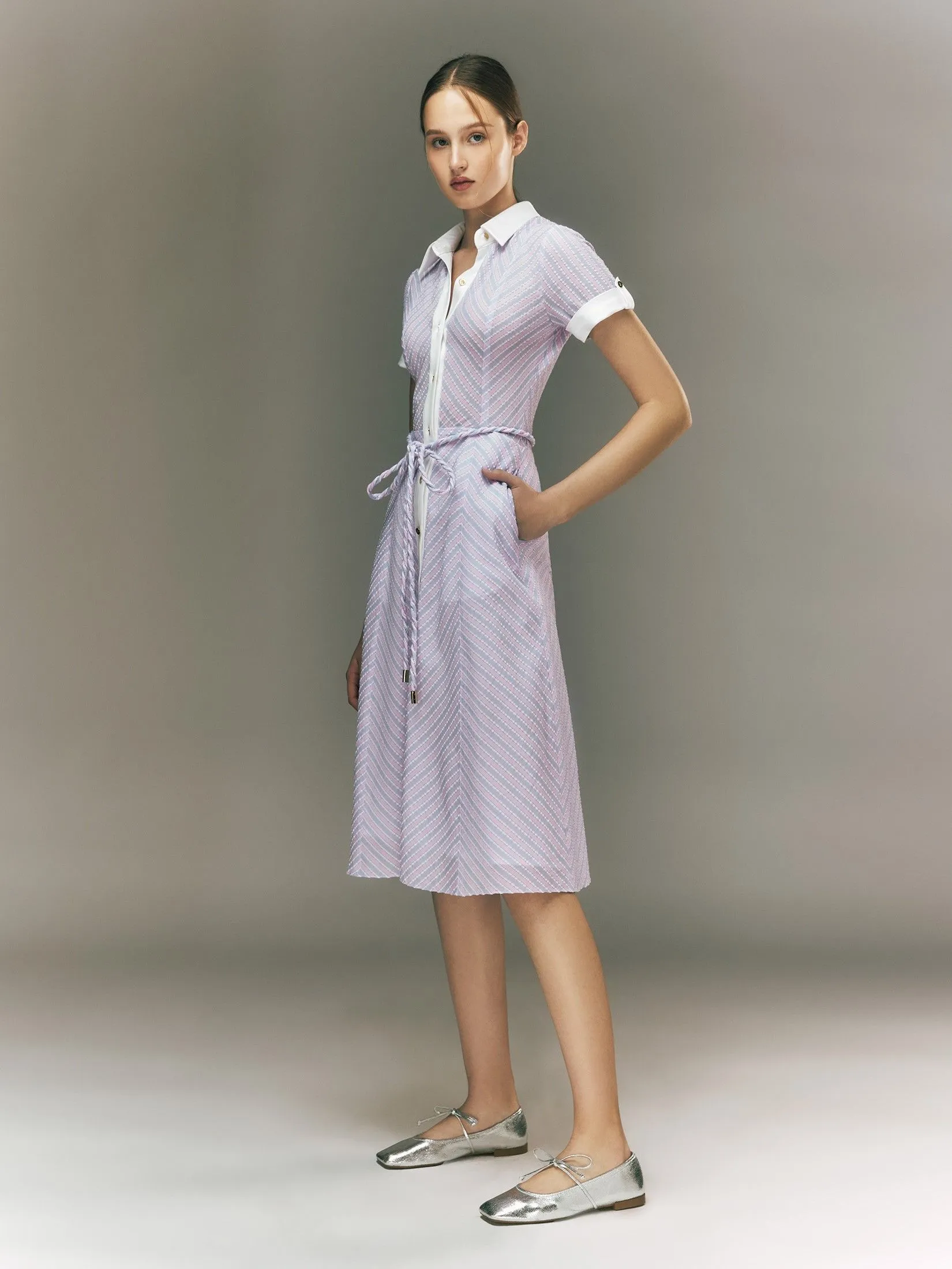 ASV ( PF24 ) Leylani Women Shirt Dress Pink