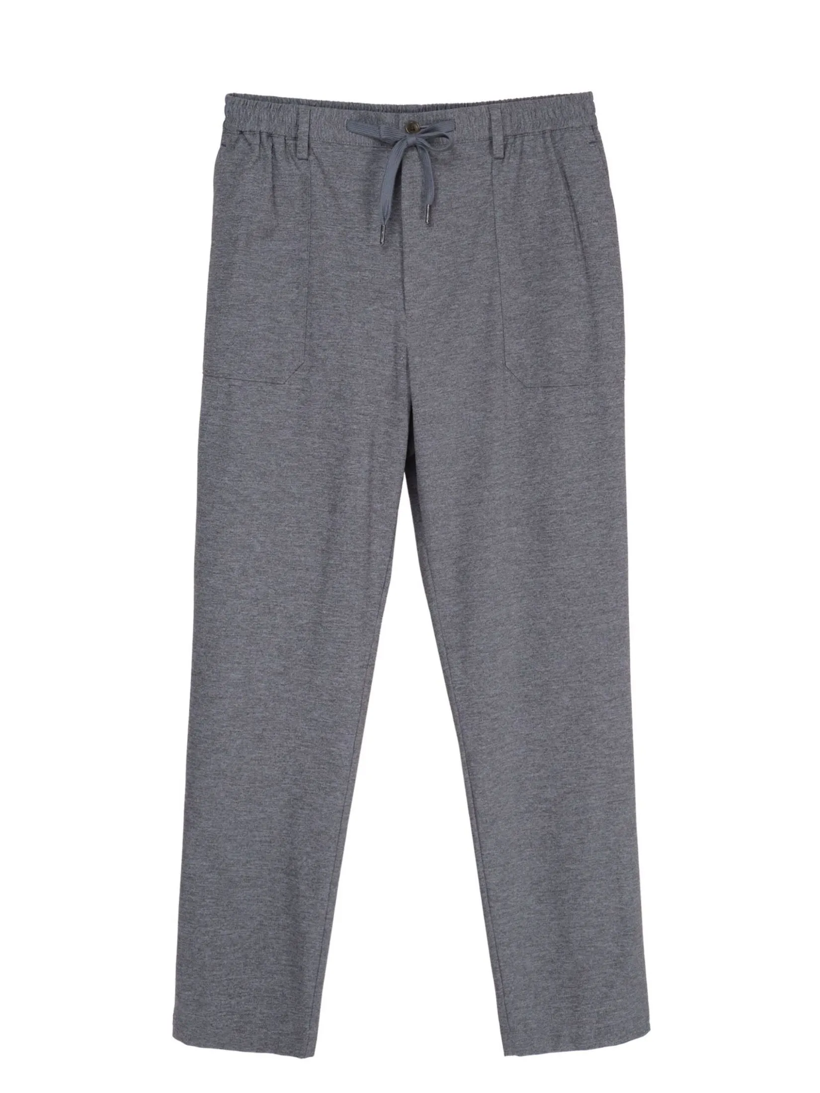 TAKEO KIKUCHI MEN GREY DOT JERSEY EASY PANTS