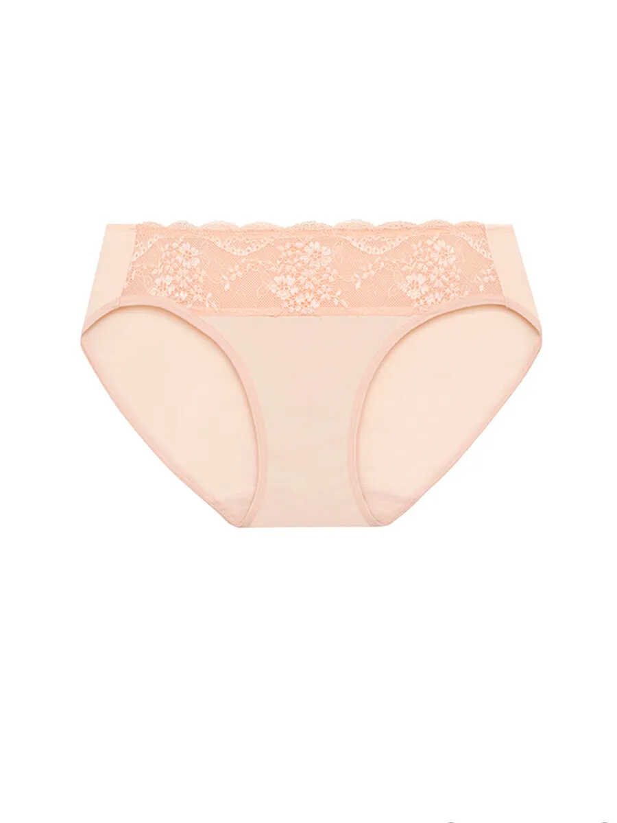 SABINA Modern V Women Bikini Panty - Light Orange Size - L