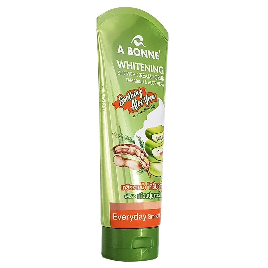 A BONNE Whitening Shower Cream Scrub Tamarind and Aloe vera 350 G.