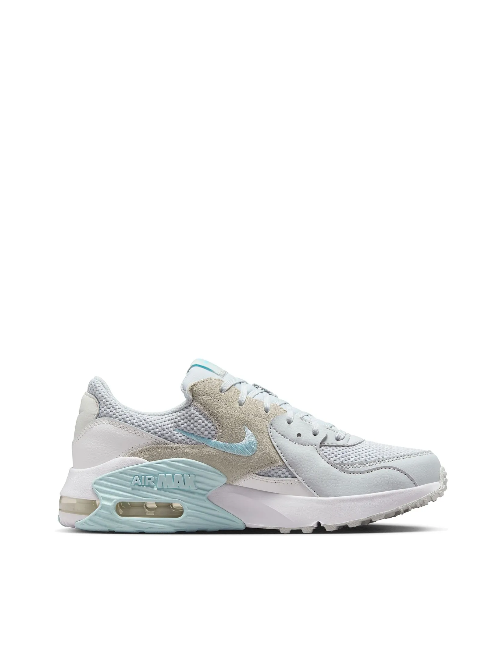 NIKE Women Sneakers Air Max Excee CD5432-013 Pure Platinum/Glacier Blue-Summit White