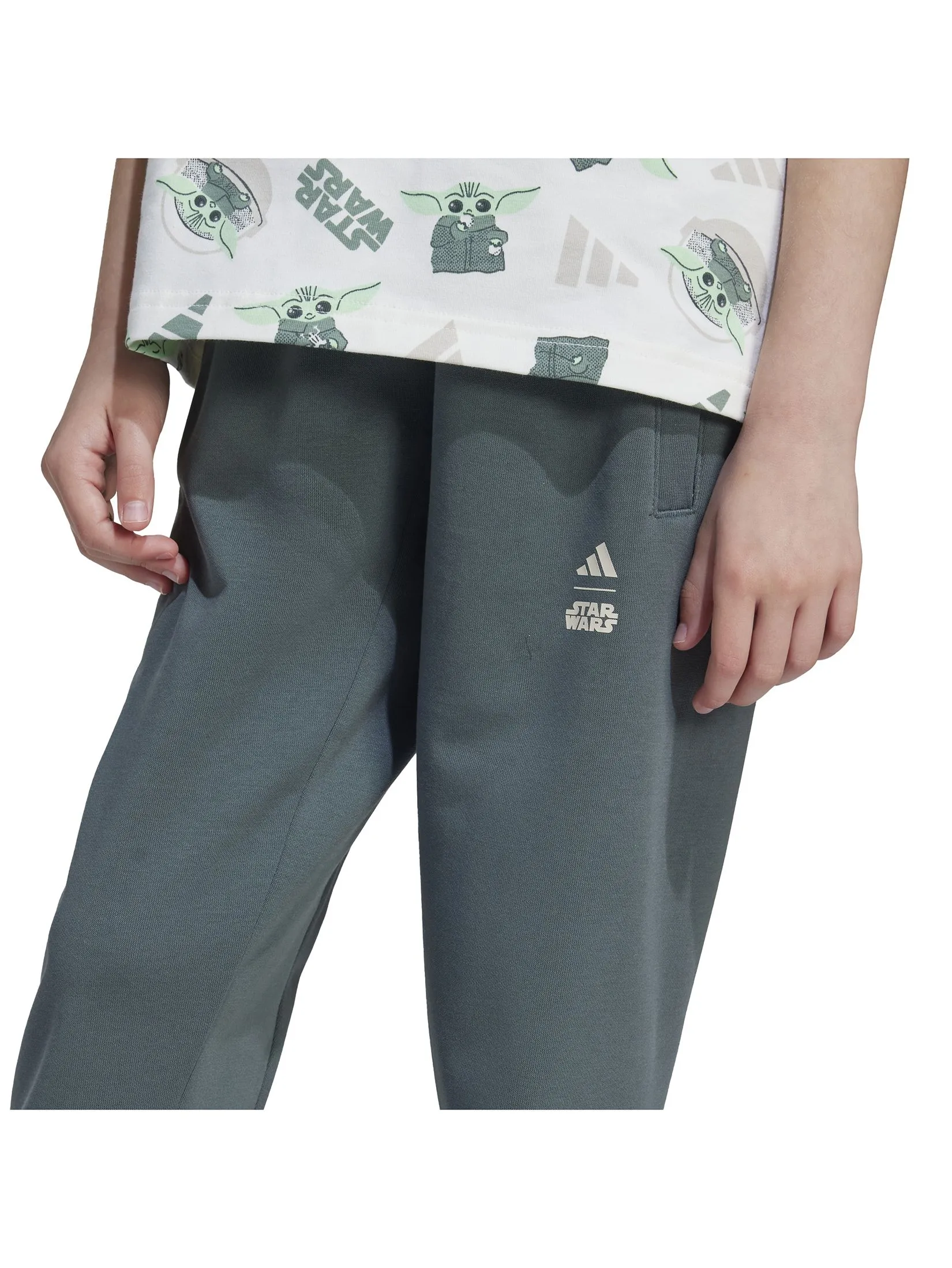 ADIDAS KIDS Unisex Toddler Joggers Adidas x Star Wars The Mandalorian Grey