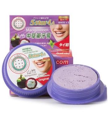 Концентрированная зубная паста с мангостином в баночке 5STAR 4A 25 гр