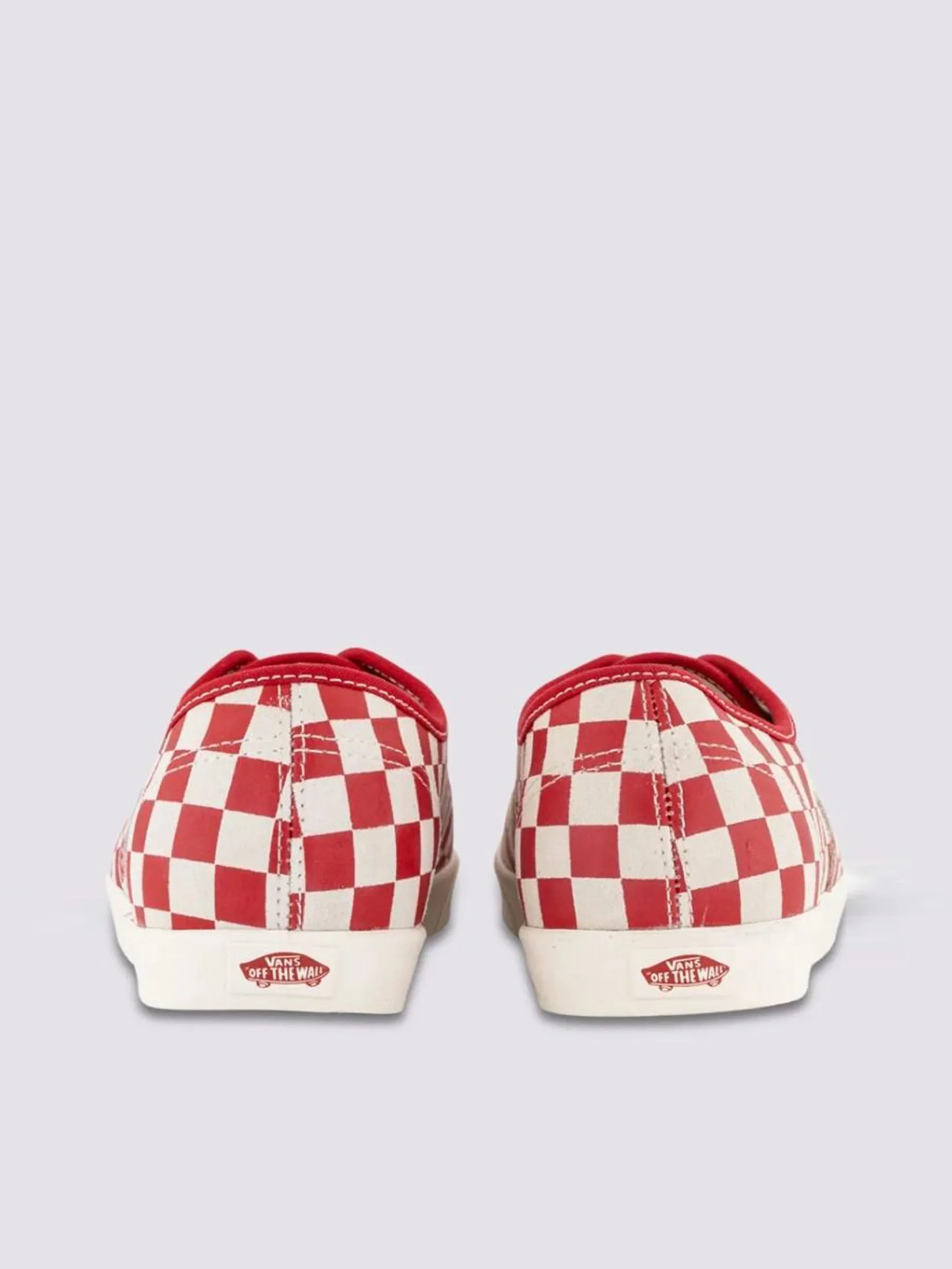 VANS Unisex Sneakers Authentic Lowpro - Checkerboard Red