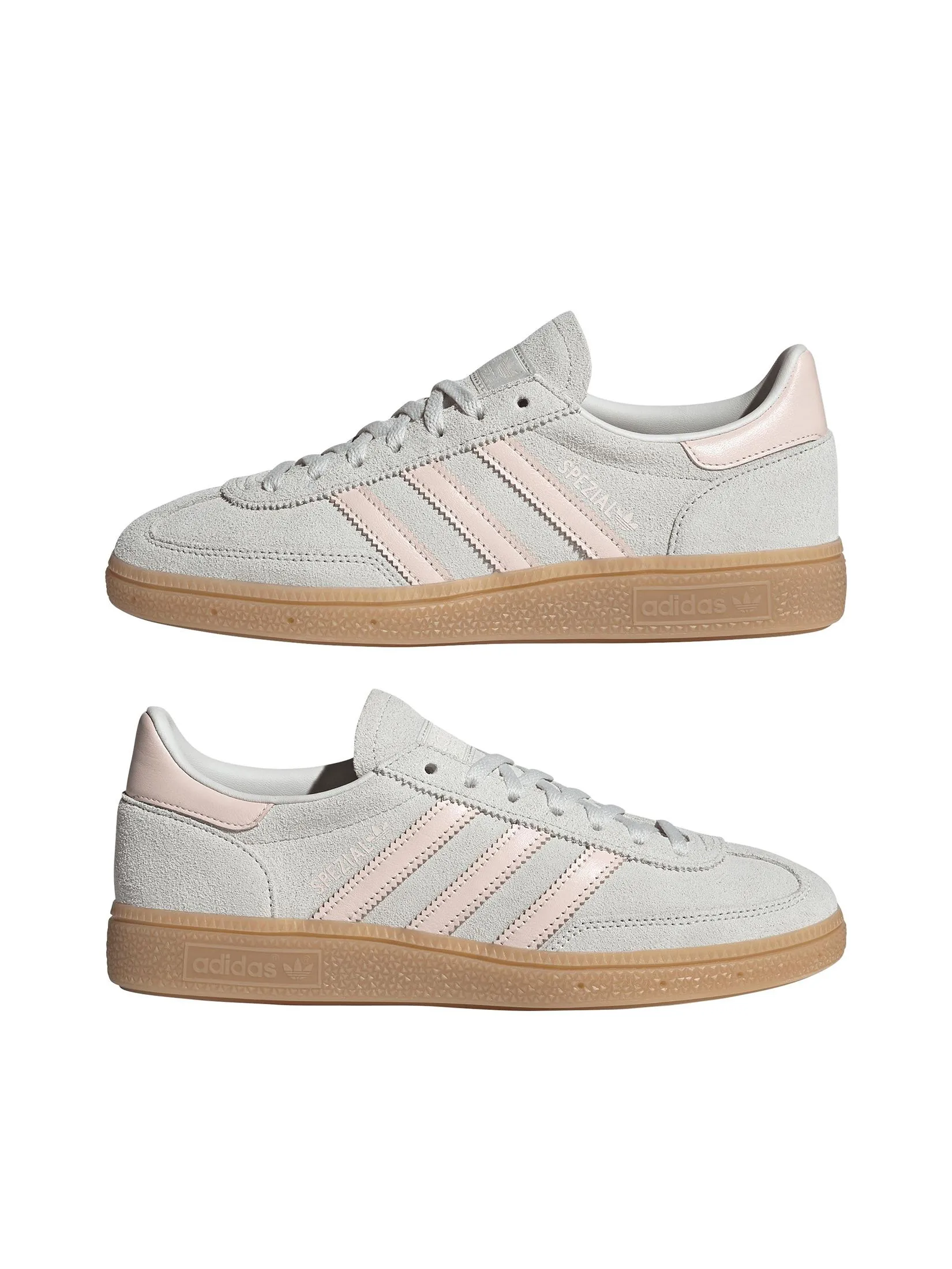 ADIDAS Women Sneakers Handball Spezial JR3629 Grey / Orbit Grey / Gum4 / Wonder Quartz