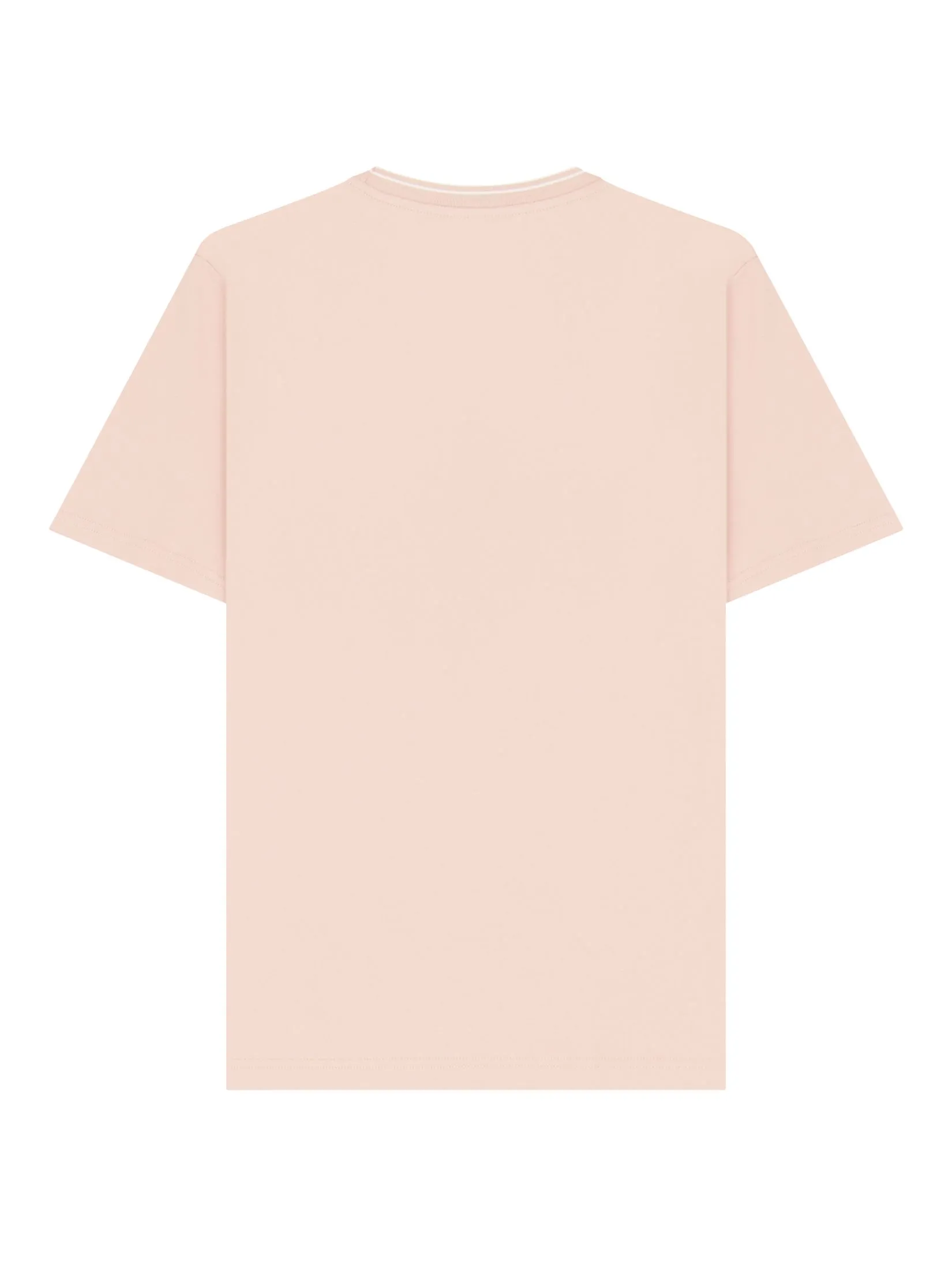 GIORDANO Men's Slim Interlock Signature Tee (Liquid Touch) Evening sand pink