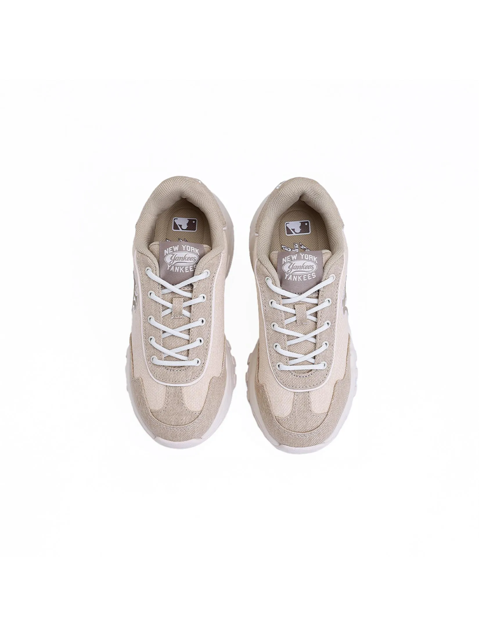 MLB Unisex Bigball Chunky Denim Small Logo (Sl) Model 3ASHD075N 50BGS Beige