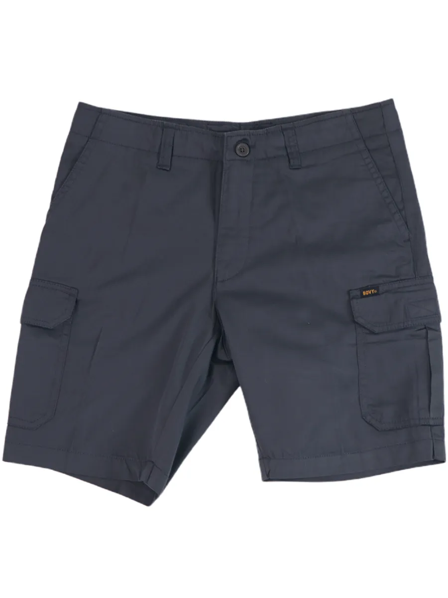 BOVY MEN CARGO SLIM SHORTS GREY