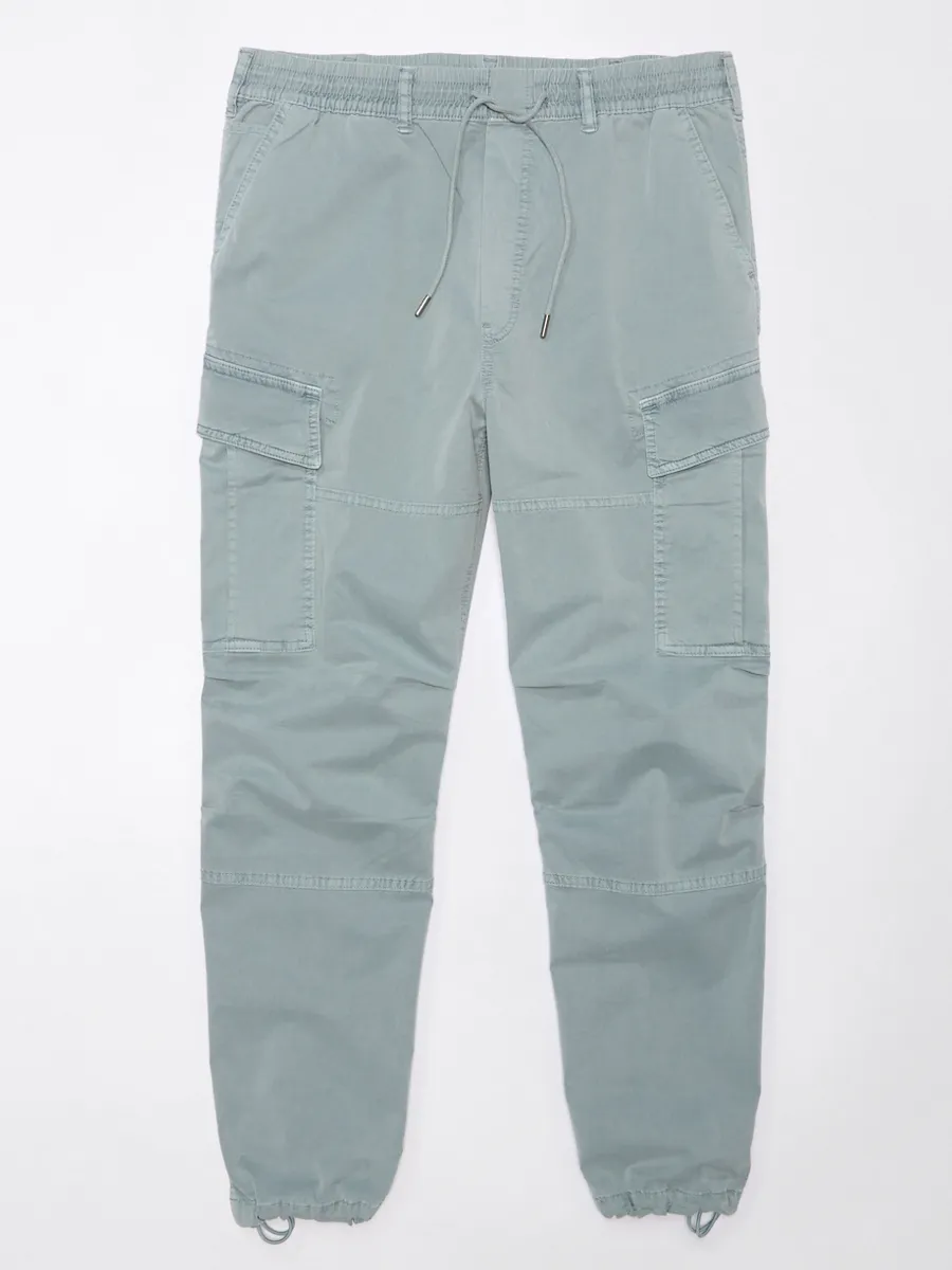 AMERICAN EAGLE MEN 4878 XAVIER PARACHUTE PANT 401 LIGHT BLUE