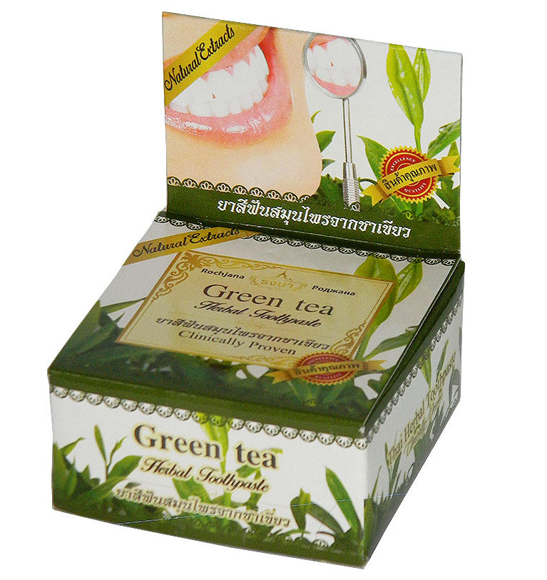 Круглая Зубная паста с зеленым чаем 30 гр