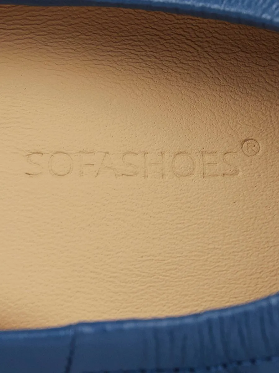 SHU WOMEN  SOFY SOFA 0.5" INFINITE HEART ONTONE - CALM BLUE