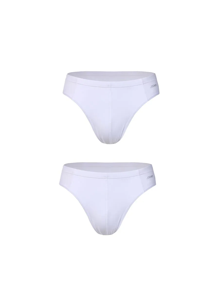 JOCKEY UNDERWEAR Men's MODERN FLEX BRIEFS WHITE (Pack2)