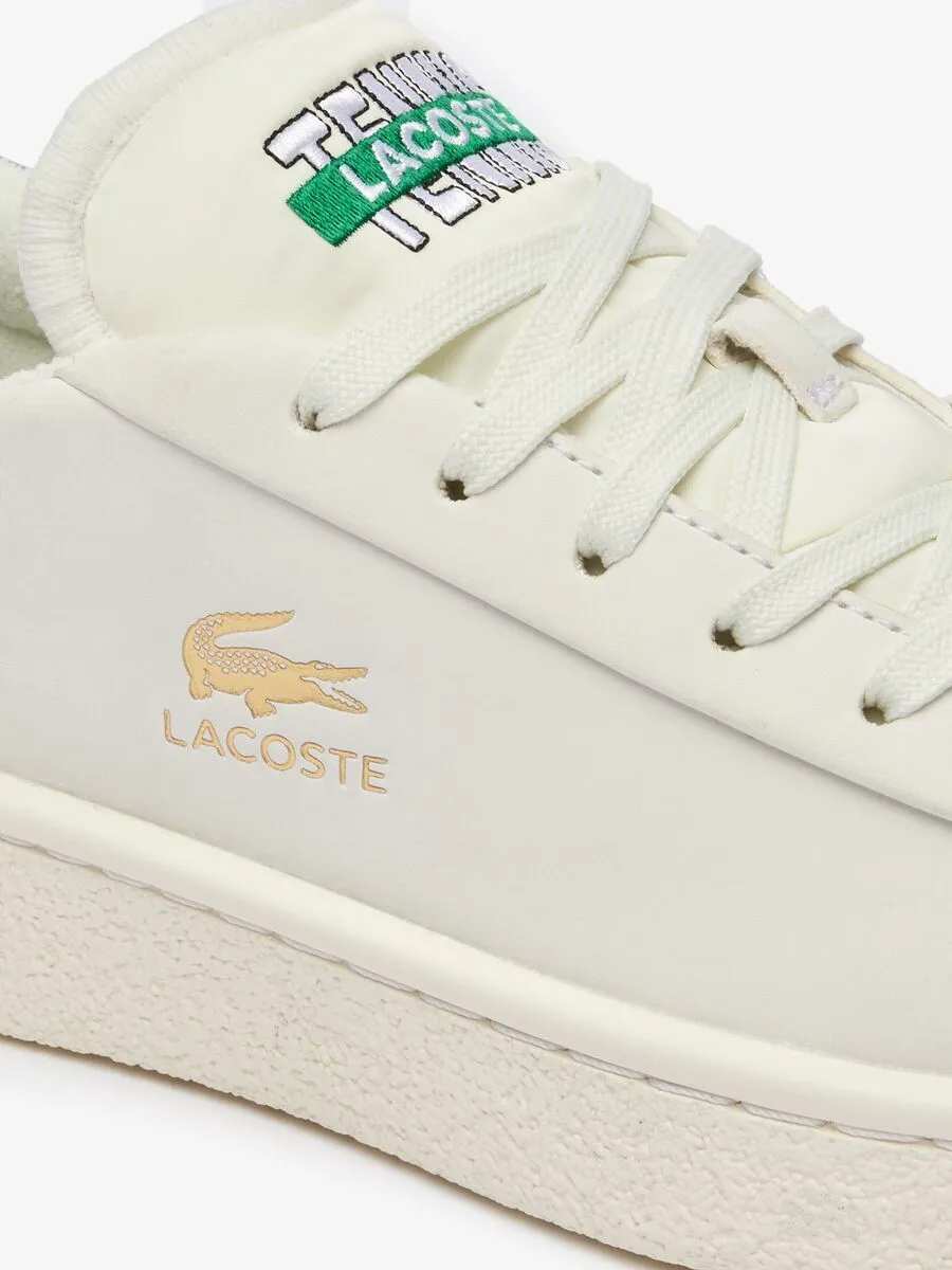 LACOSTE White Women’s Baseshot Premium Leather Trainers