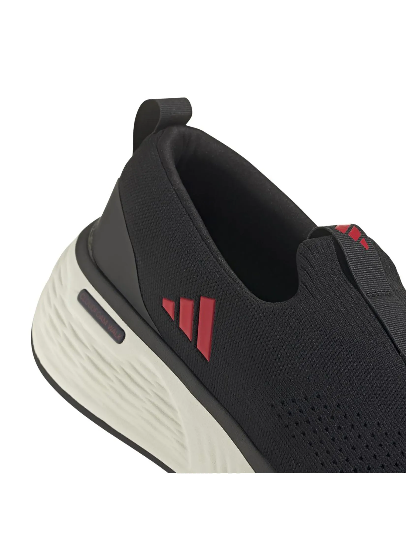 ADIDAS Men Sneakers Cloudfoam Go Lounger Core Black / Better Scarlet / Off White