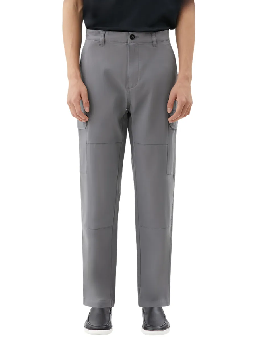 DAPPER Men Cargo Pants Grey