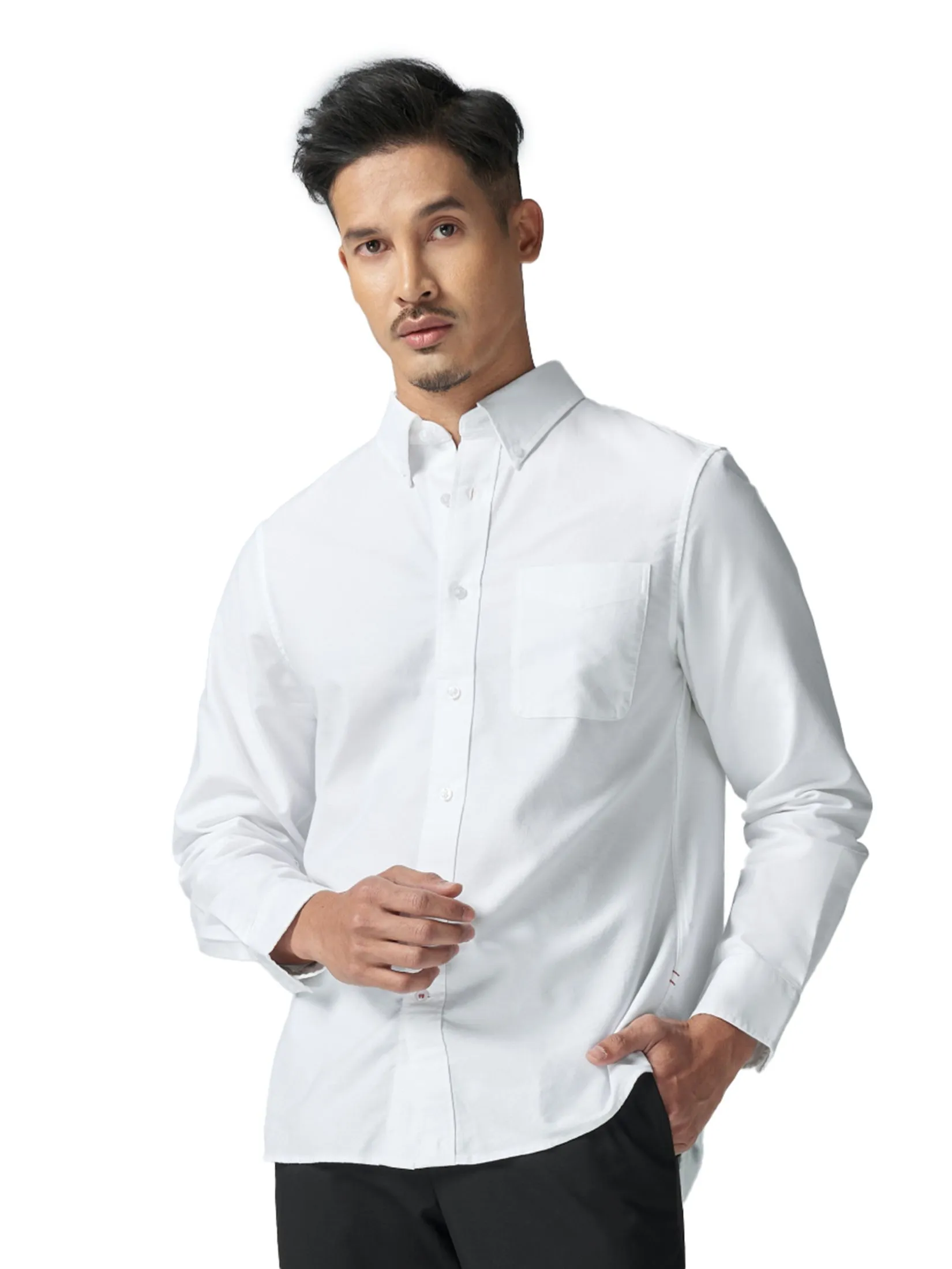 GQ Men Shirt Long Sleeves Perfect Oxford