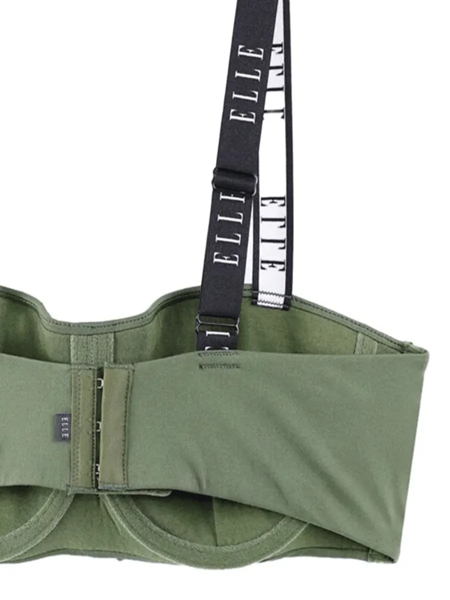 ELLE LINGERIE BRASSIERE MOULDED BRA LB8577OV OLIVE