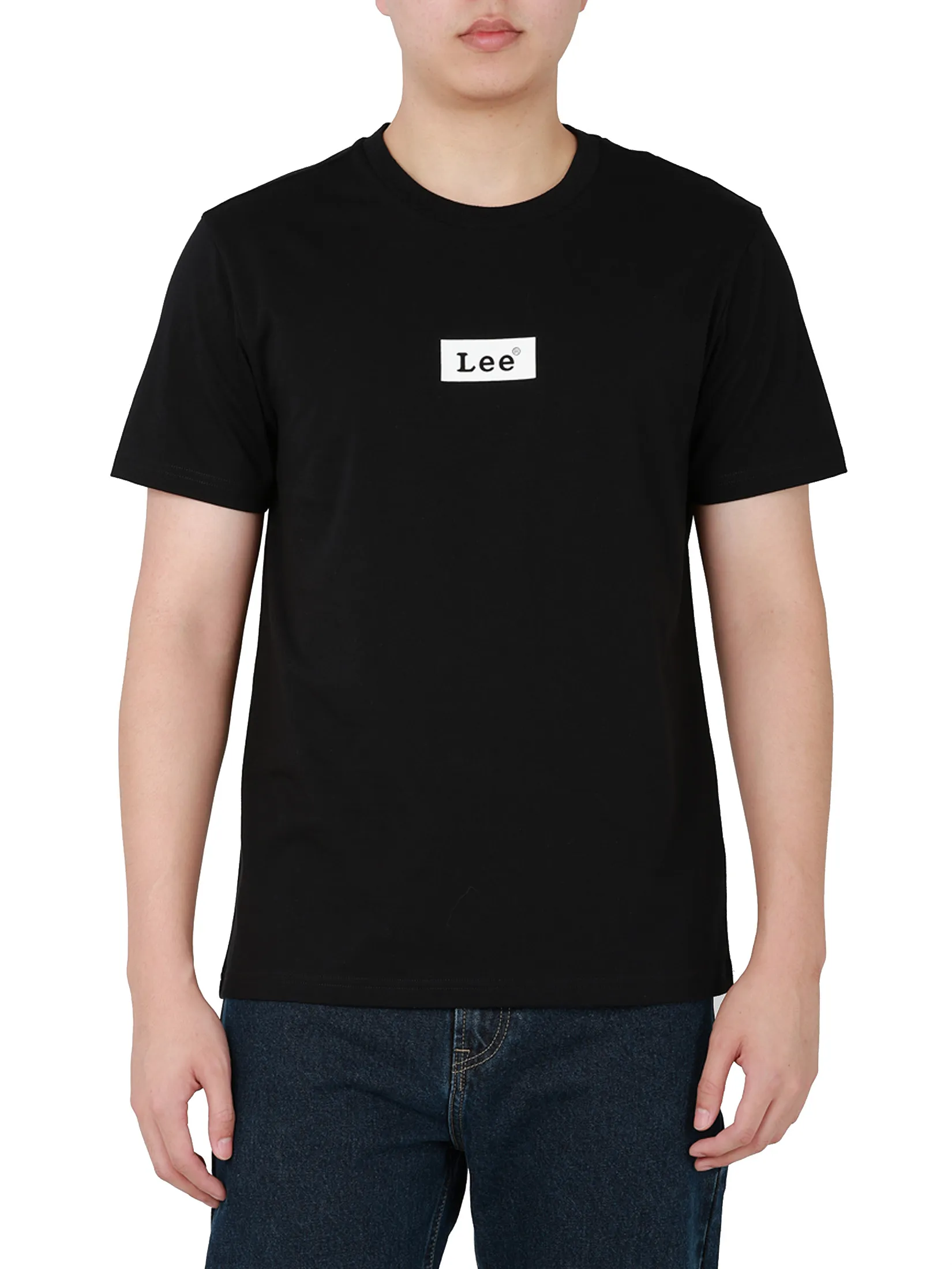 LEE Men s Tee Short Sleeve Regular Fit Black Size - M