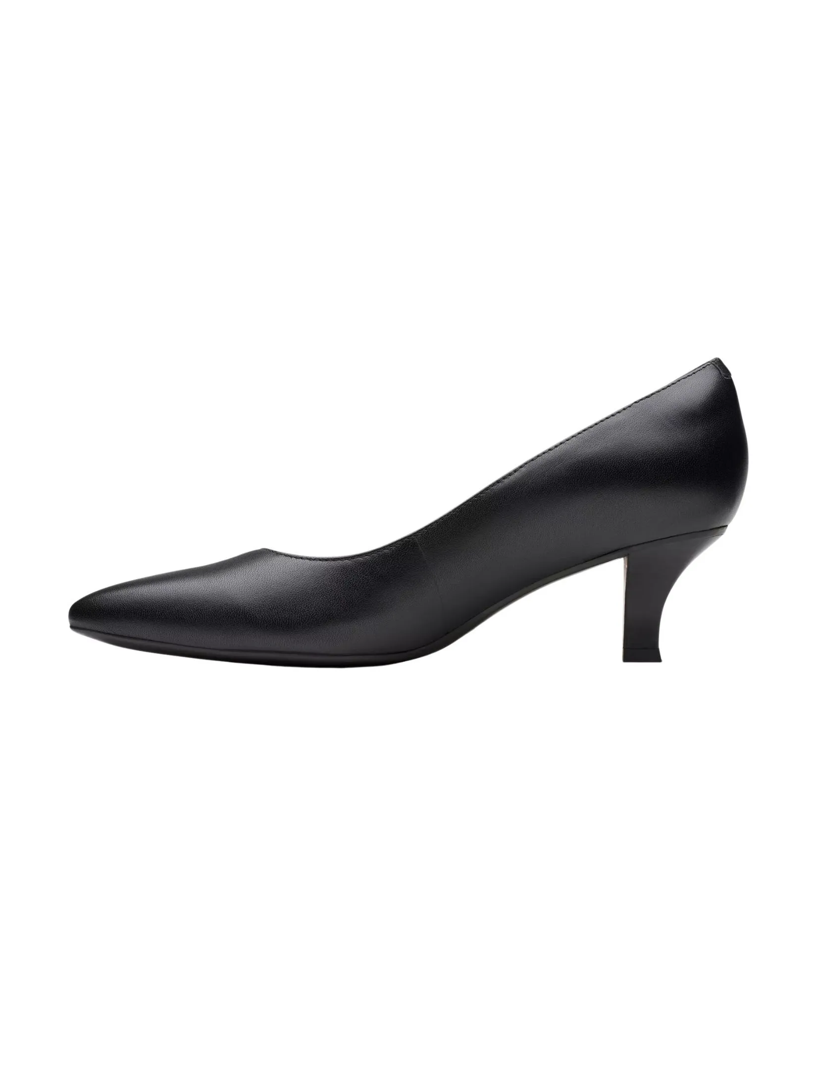 CLARKS Kepley Vine Women’s Heels in Black Leather