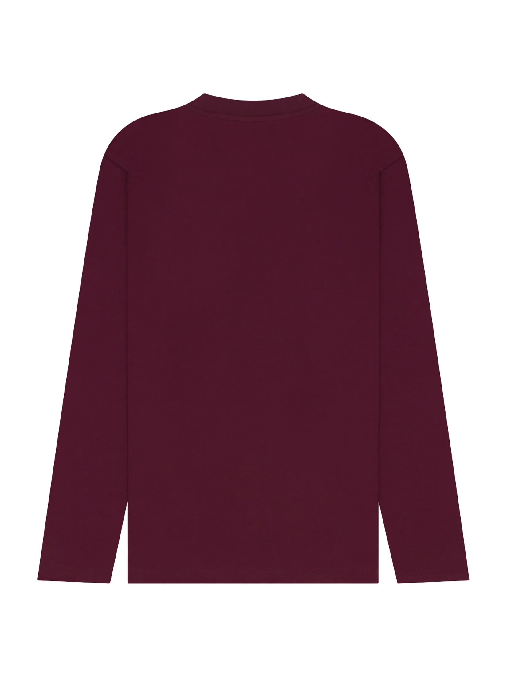 GIORDANO Men's Slim Interlock Smart Printed Tee (Liquid Touch) Burgundy Red