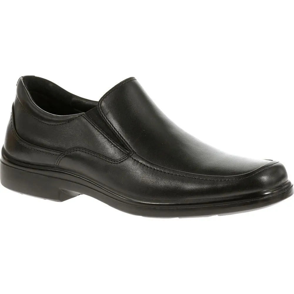 HUSH PUPPIES Men's Shoes Model JAMES STREETSMART II HP IHDFB1152A - BLACK Dress Shoes Slip-ons