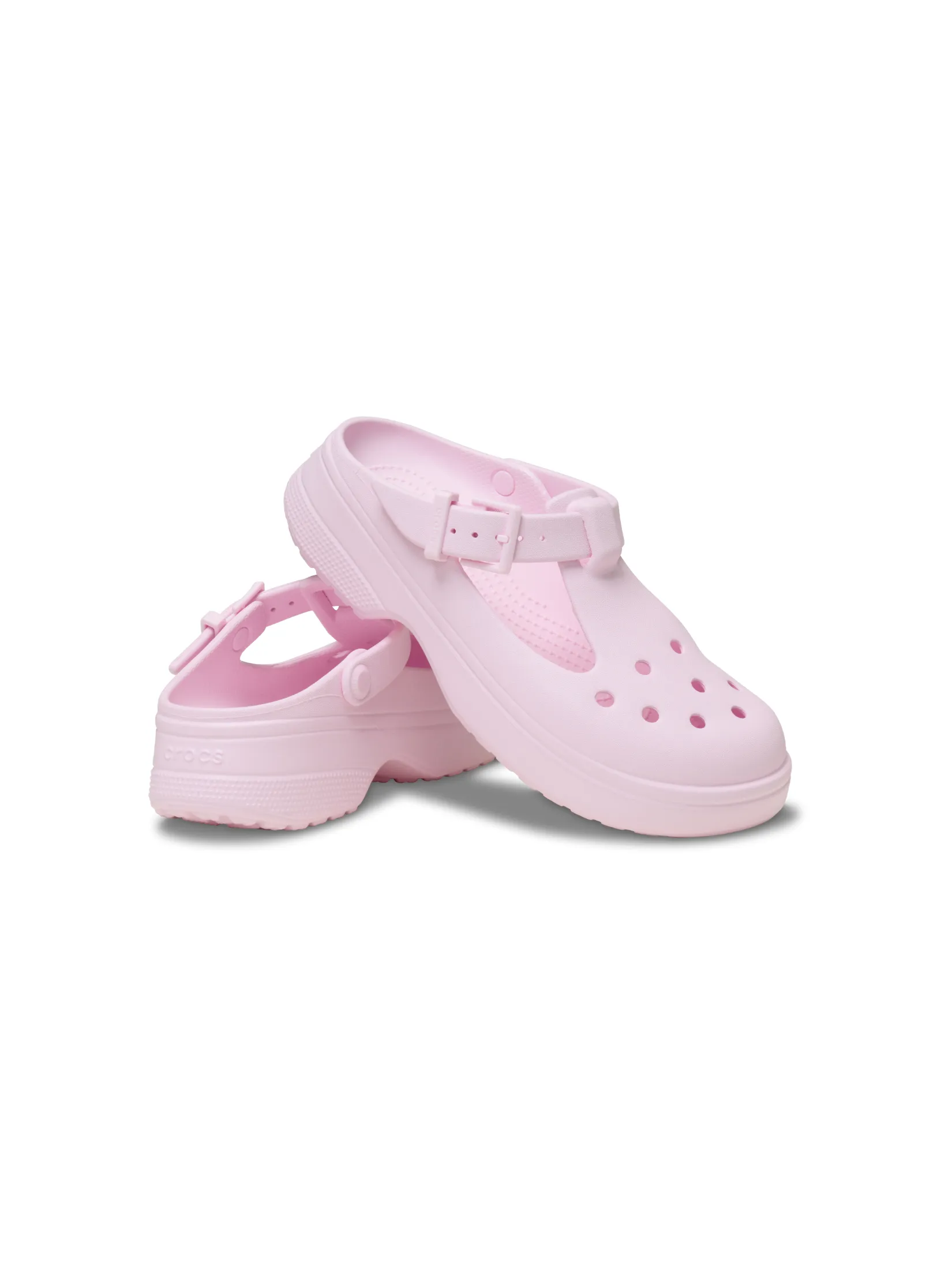 CROCS UNISEX CLASSIC MARY JANE CLOG - PINK MILK