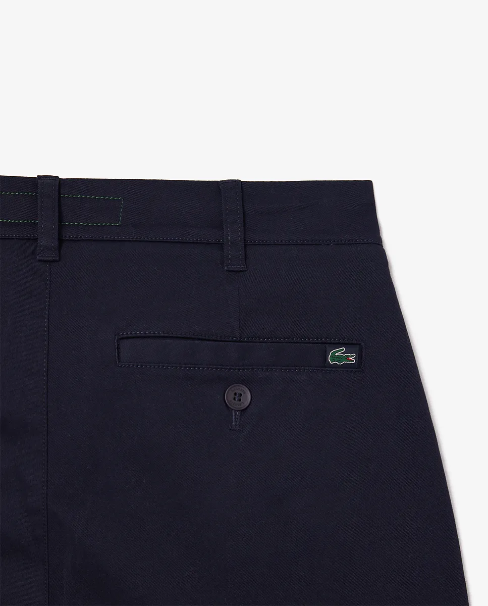 LACOSTE Men’s New Classic Slim Fit Stretch Cotton Trousers Blue