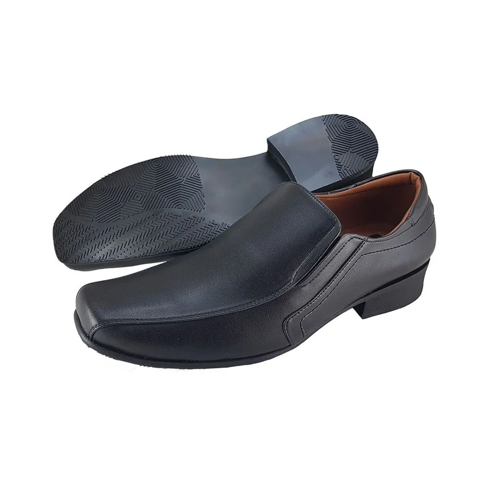 FREEWOOD SHOES leather biz shoe B5838601-black