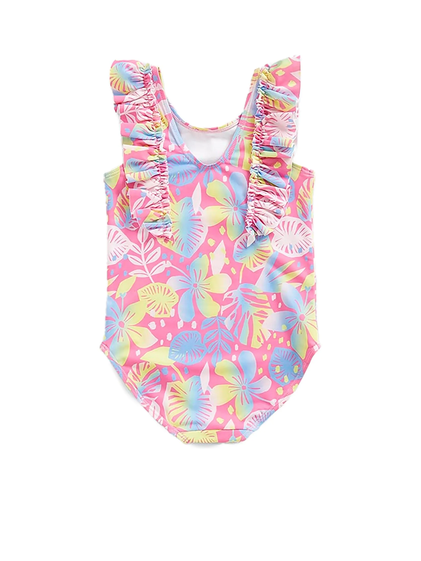 MOTHERCARE Girl Swimsuit One Piece Tropical Print Multi-Color