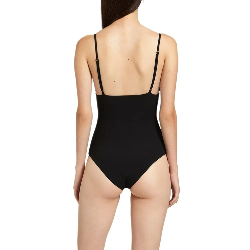 ANGELYS BALEK BLACK BEADED CAMI WOMEN SWIMSSUIT