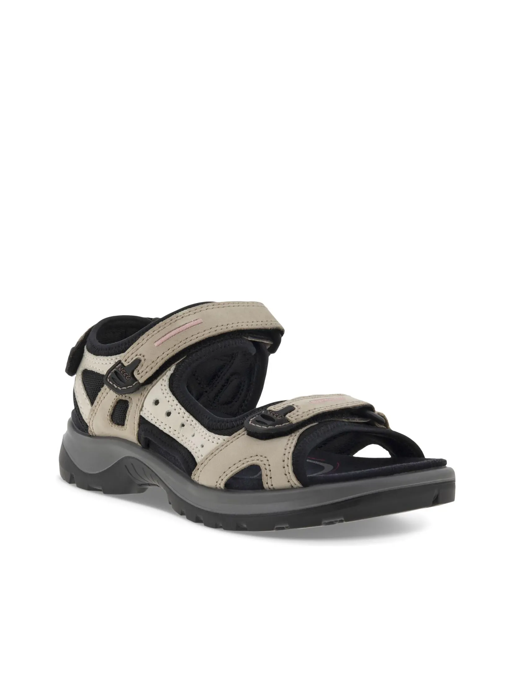 ECCO Women Sandal Offroad Atmosphere/Ice W/Black Size - 37 EU