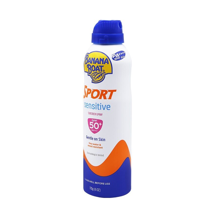 Banana Boat Sport Sensitive Sunscreen Spray SPF50+ PA++++ 170 G. สเปรย์กันแดด