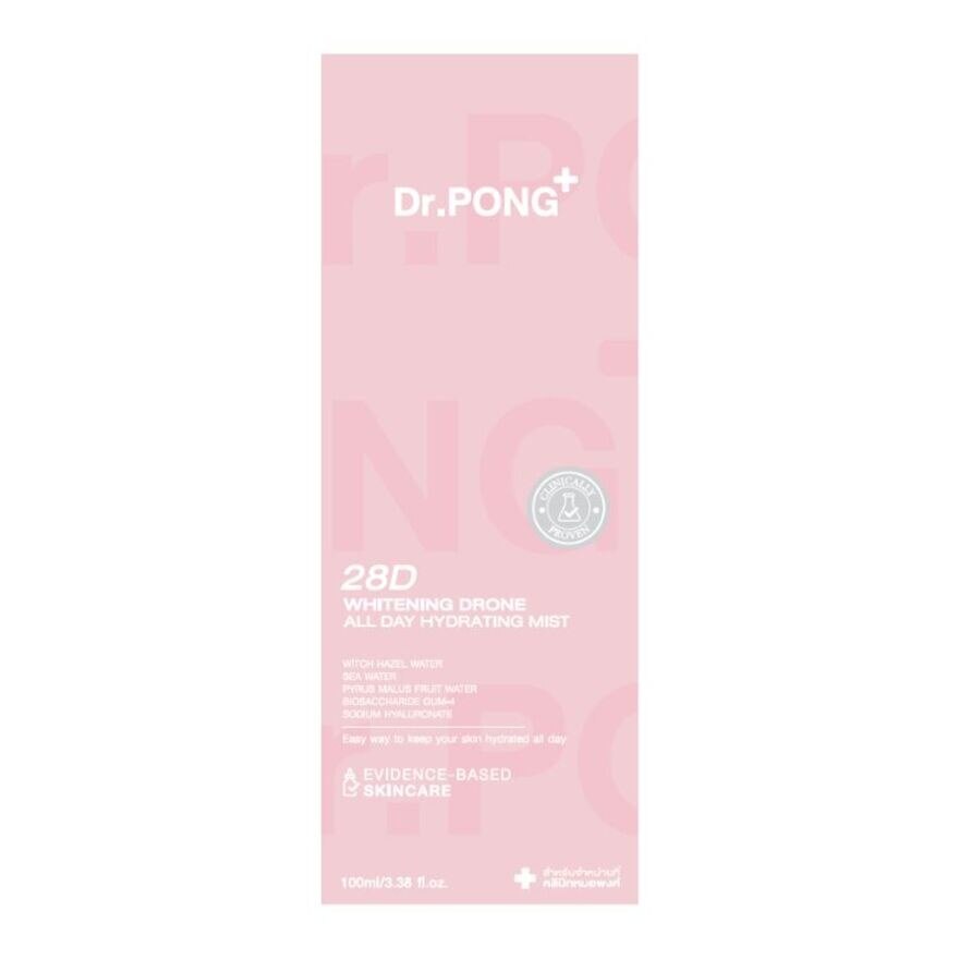 Dr.Pong 28D Whitening Drone All Day Hydrating Mist 100 ml.