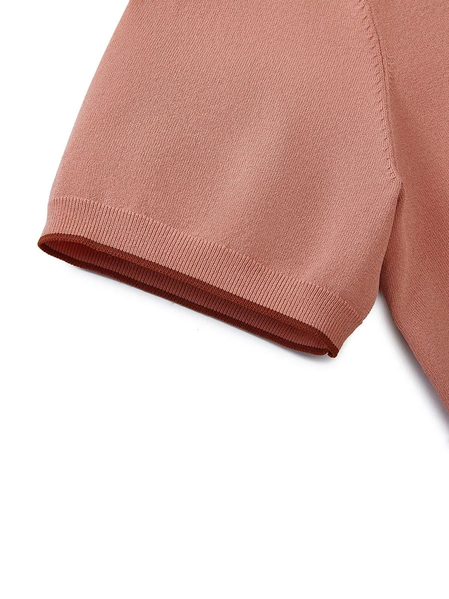 G2000 Men Clothing Viscose Poly Open Collar Polo Smart Fit - Pink