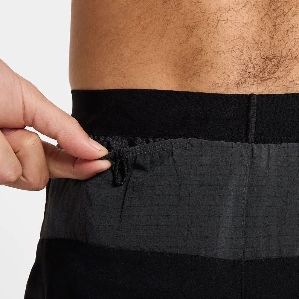 NIKE Dri-FIT Trail 6" Brief-Lined Men Running Shorts Black - NI083AP730ENTH