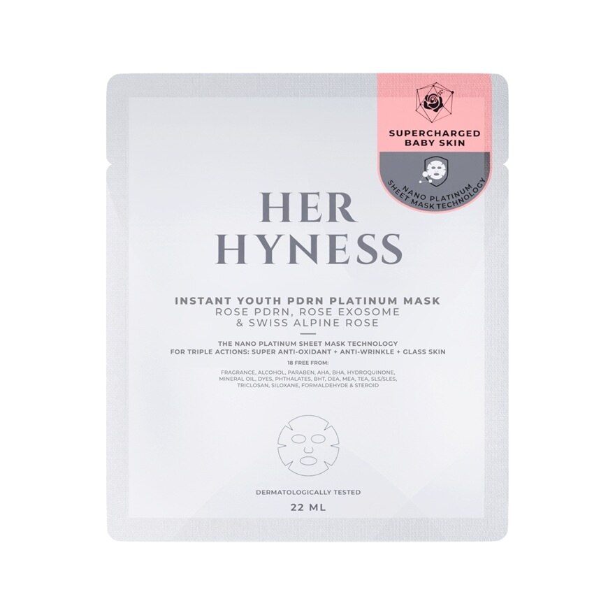 Her Hyness Instant Youth PDRN Platinum Mask 1'S - Pink
