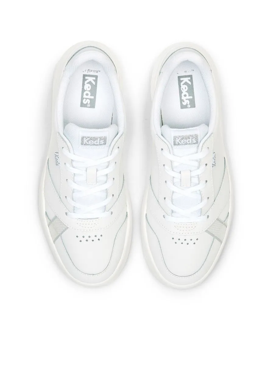 KEDS Women The Court Leather White/White