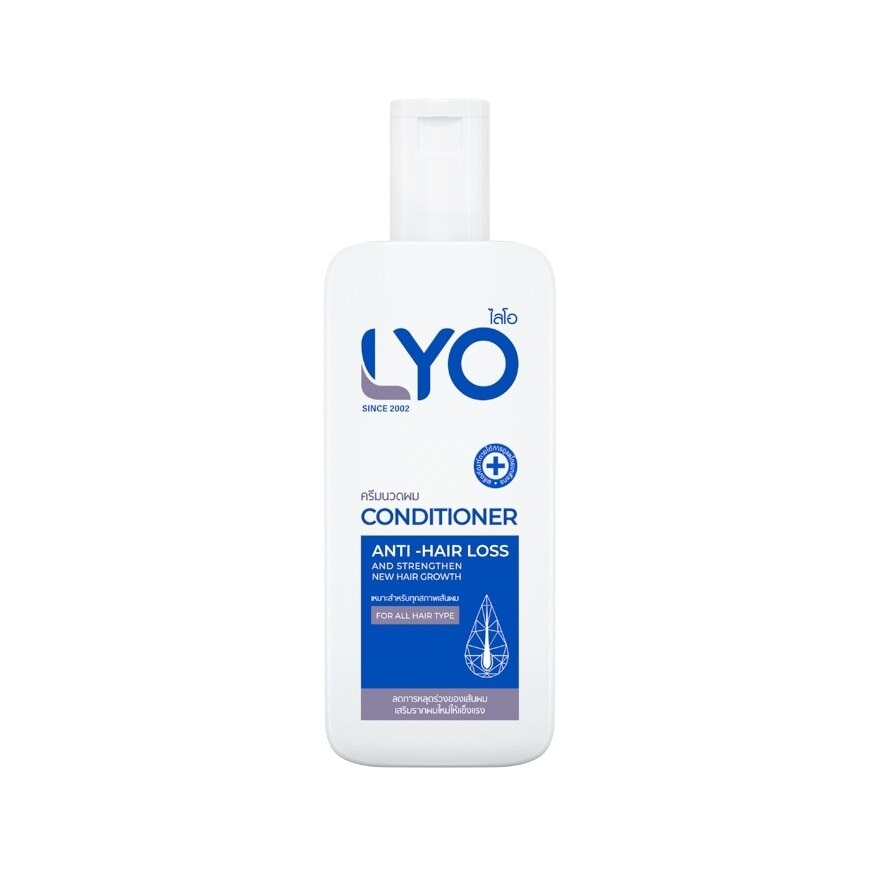 Lyo Anti-Hair Loss Set Shampoo 200 Ml. + Conditioner 200 Ml. บำรุงผมร่วง ผมบาง