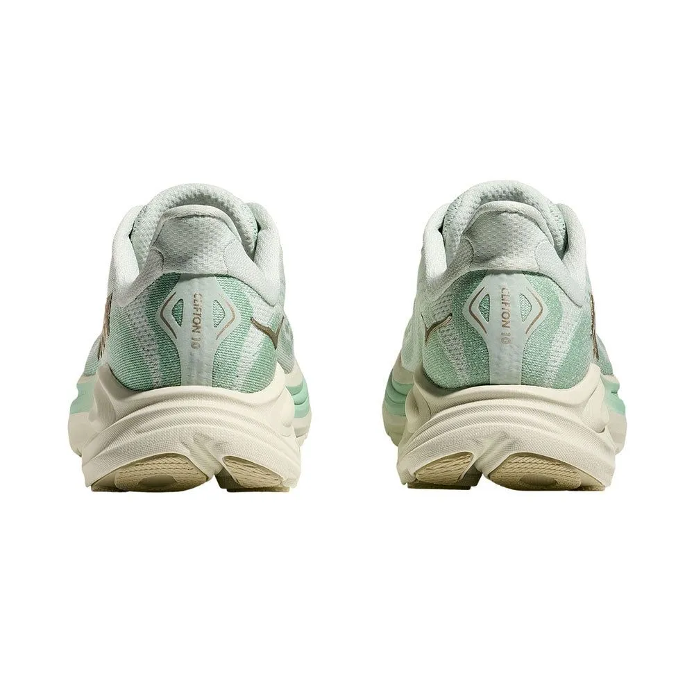 HOKA Women Running Shoes Clifton 10 Wide Green - HO229SH165ELTH