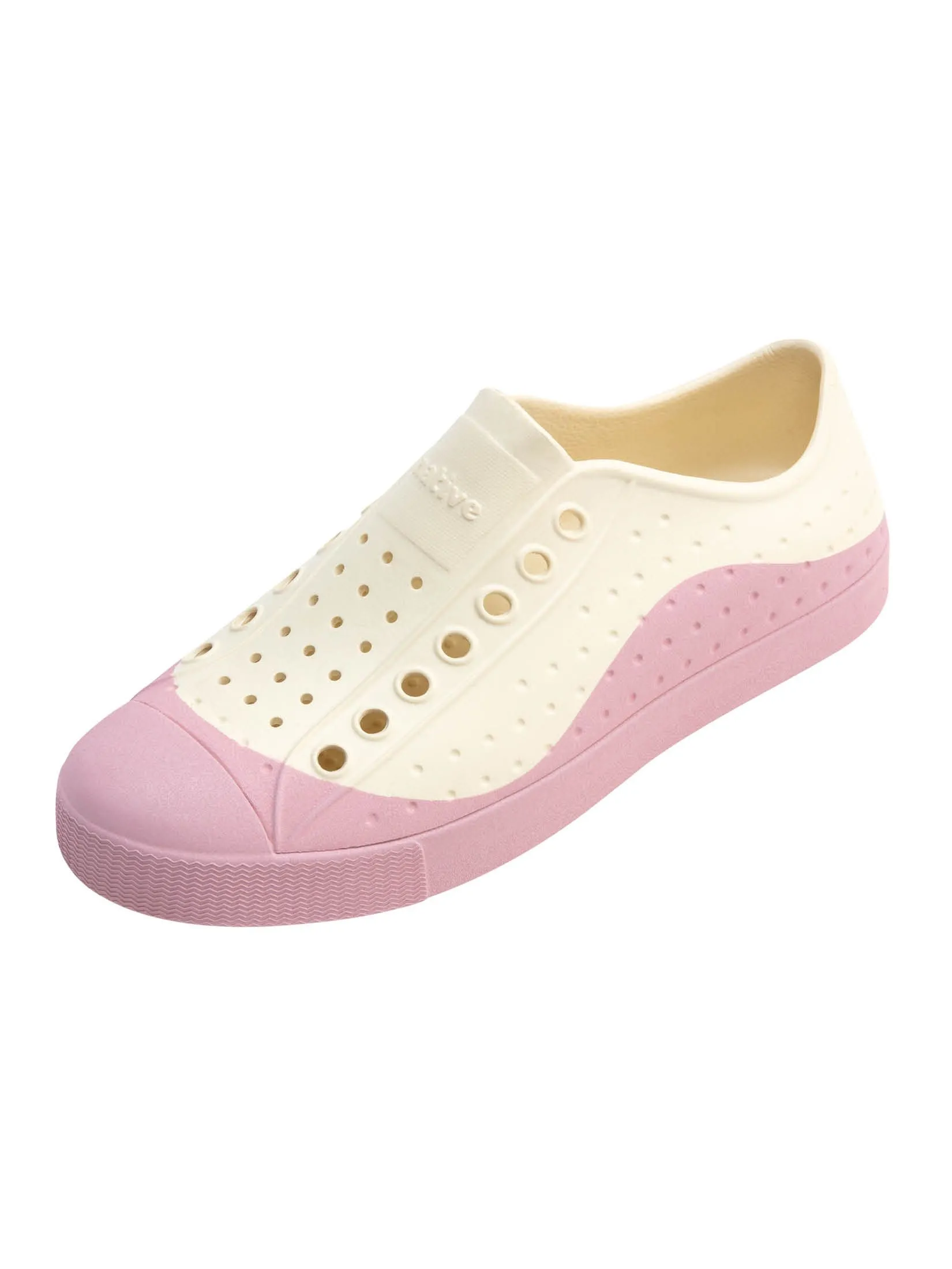 NATIVE Jefferson  Roam Wanderfoam Bone White/Balos Pink