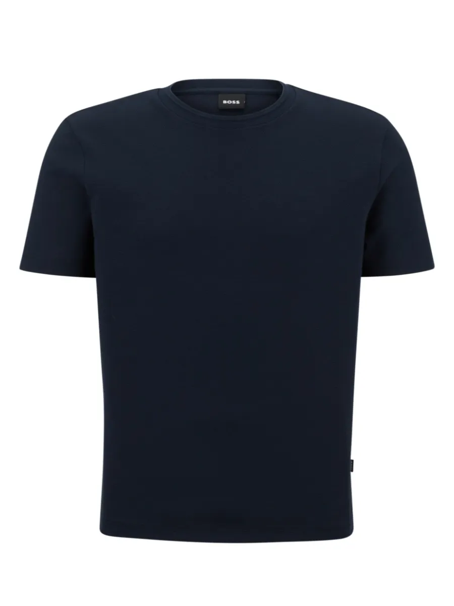 BOSS Men s T-Shirt Regular Fit Dark Blue