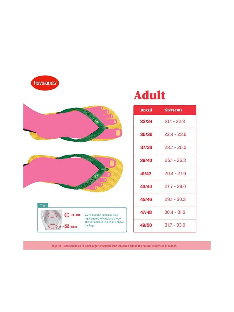 HAVAIANAS SHOE SLIM PRE CX FECHADA GO 37