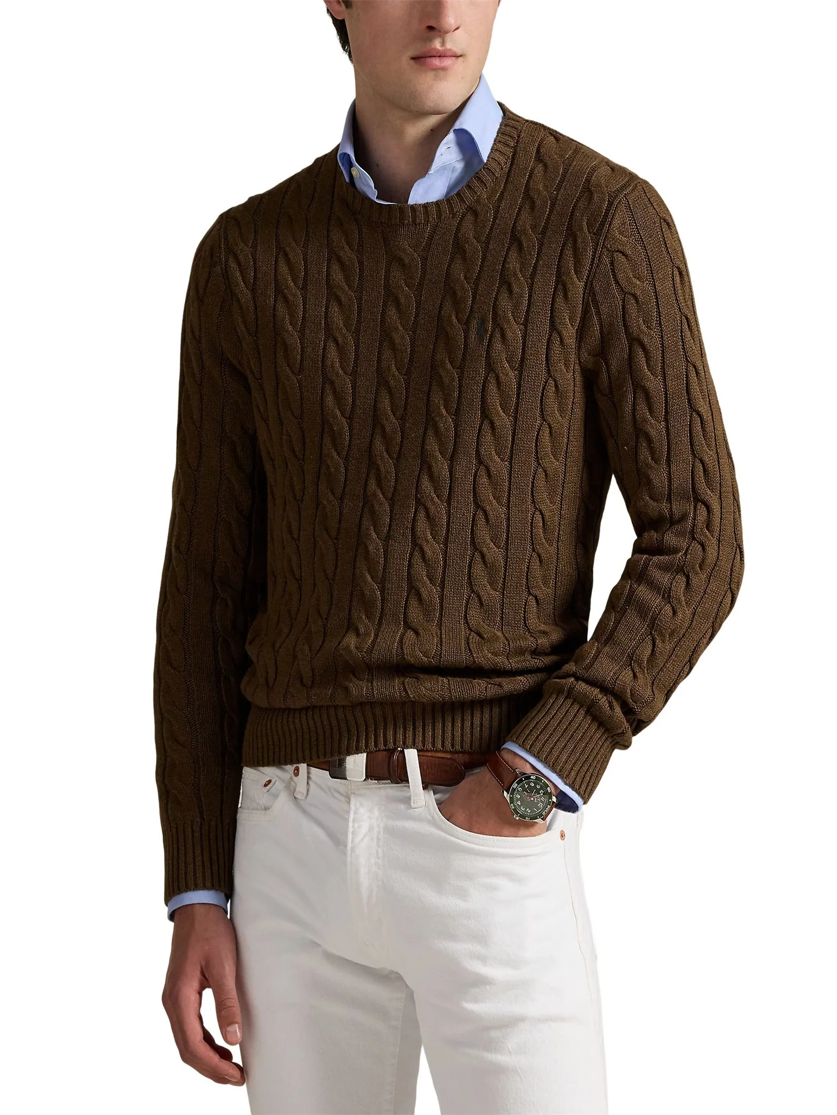 POLO RALPH LAUREN Pullover Men MNPOSWE16822297 Brown