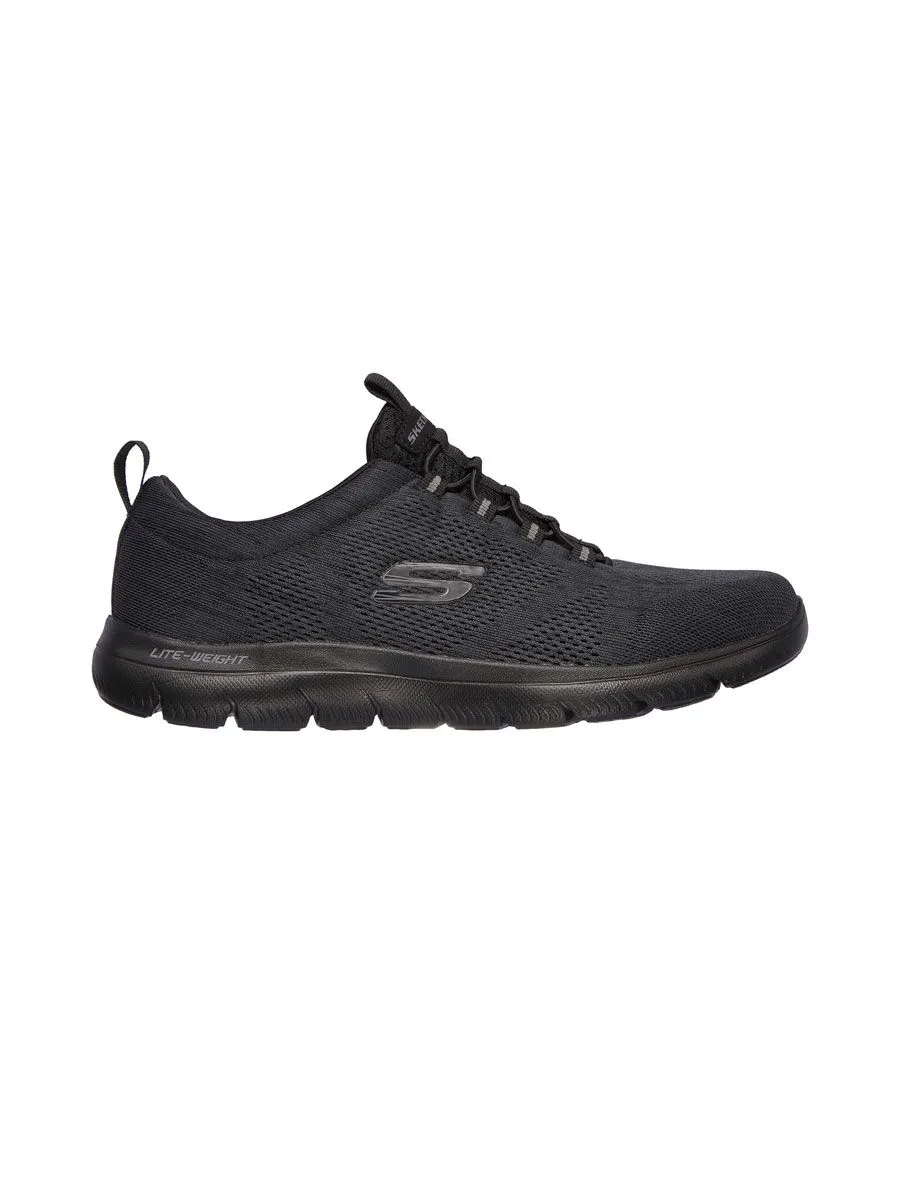 SKECHERS BLACK SKECHERS Summits Men's Casual Shoes