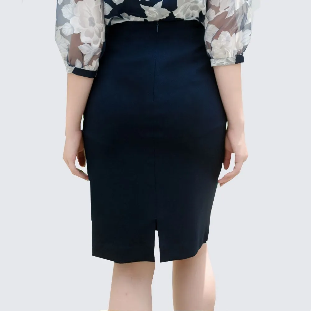 VERONIQA Navy Blue Skirt VE-S61 IGPU22-6